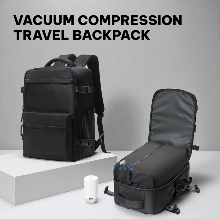 TRAVLA™ Vacuum Compression Travel Backpack