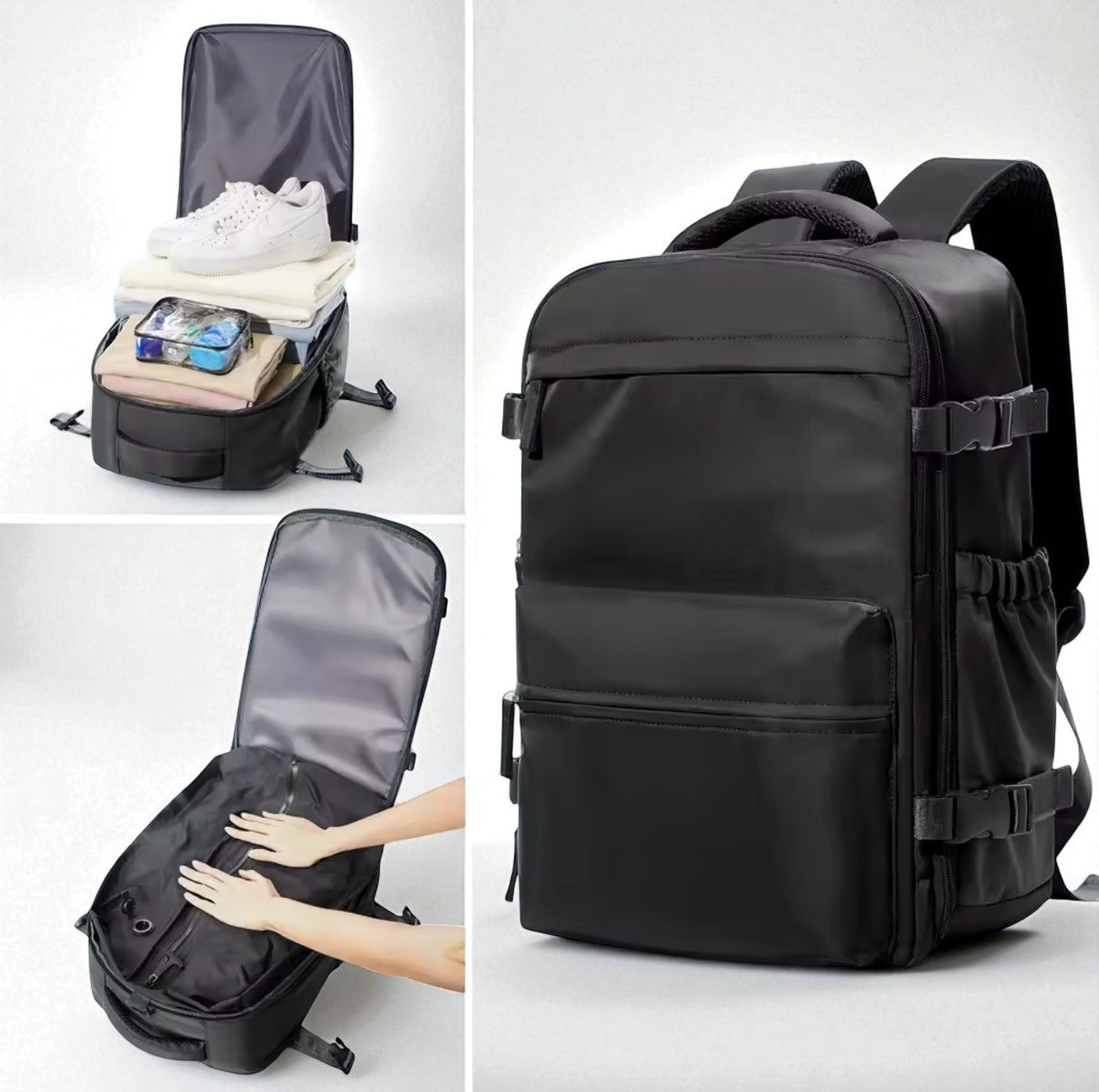 TRAVLA™ Vacuum Compression Travel Backpack