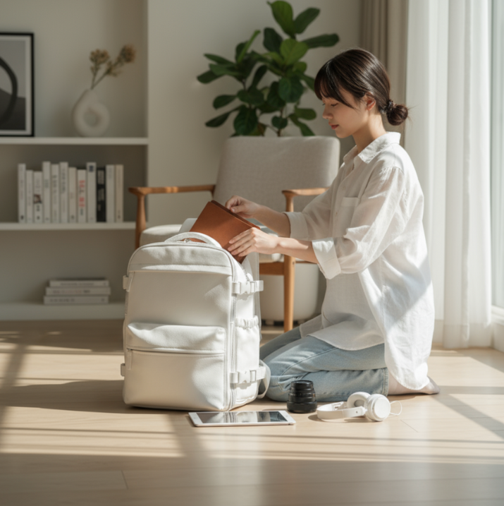 TRAVLA™ Vacuum Compression Travel Backpack