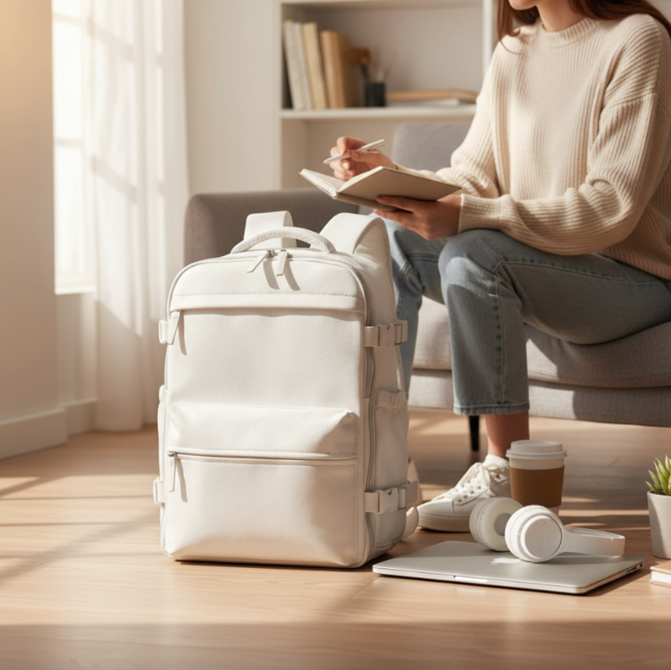 TRAVLA™ Vacuum Compression Travel Backpack