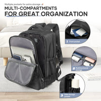 TRAVLA™ Vacuum Compression Travel Backpack